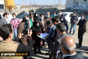بازدید مدیر کل محترم سازمان برنامه بودجه از پروژه شهرک شهریار دانشکده شهید چمران گرگان 2