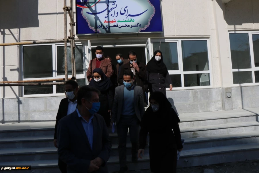 بازدید مدیر کل محترم سازمان برنامه بودجه از پروژه شهرک شهریار دانشکده شهید چمران گرگان 5