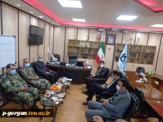 دیدار نمایندگان هیات اندیشه ورز تیپ ٢٣٠ ارتش جمهوری اسلامی ایران با ریاست دانشکده شهید چمران گرگان