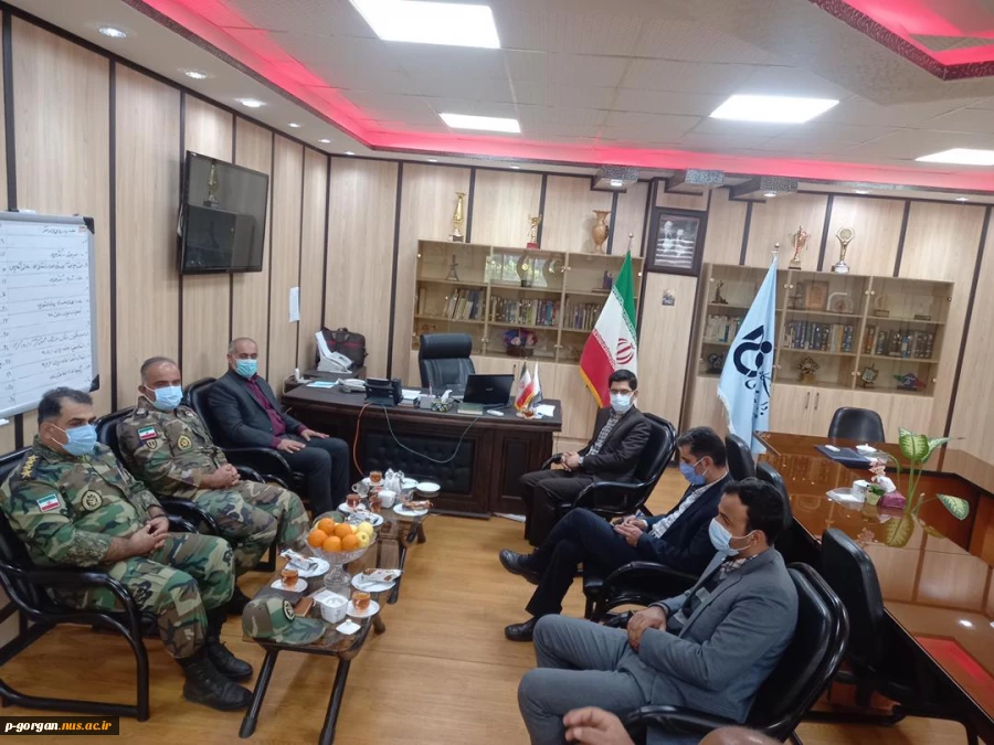 دیدار نمایندگان هیات اندیشه ورز تیپ ٢٣٠ ارتش جمهوری اسلامی ایران با ریاست دانشکده شهید چمران گرگان 2