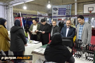 بازدید رئیس دانشگاه فنی و حرفه ای استان گلستان از نمایشگاه دستاوردهای پژوهش، فناوری و فن بازاراستان گلستان 2
