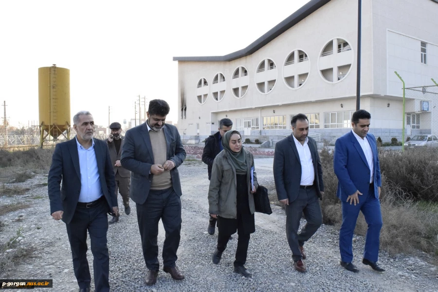 بازدید مهندس سید النگی شهردار محترم گرگان، مهندس ناصر گرزین رییس شورای اسلامی شهر گرگان و دکتر غفاری رییس دانشگاه فنی و حرفه ای استان گلستان و معاونین از پروژه نیمه تمام سایت شهرک شهریار پسران شهید چمران گرگان... 6