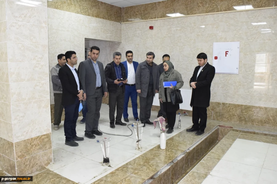بازدید دکتر شبستانی، مشاور رییس دانشگاه و رییس مرکز نظارت، ارزیابی و تضمین کیفیت دانشگاه فنی و حرفه ای کشور به همراه دکتر غفاری رییس دانشگاه فنی و حرفه ای استان گلستان و هیات همراه از سایت شهرک شهریار پسران شهید چمران گرگان. 2