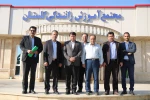 نشست دکتر منصورغفاری رئیس دانشگاه فنی و حرفه‌ای استان گلستان و هیات همراه با مهندس عجم مدیر شرکت ایران خودرو و خودرو دیزل شهرستان گرگان 5