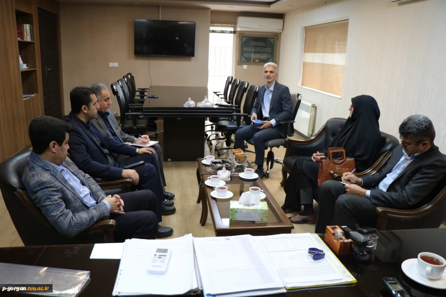 دیدار سرپرست دانشگاه ملی مهارت استان گلستان با مدیرعامل شرکت شهرک های صنعتی استان 2