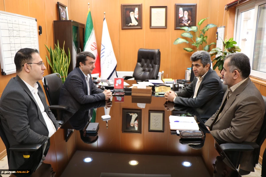 نشست رئیس دانشگاه ملی مهارت استان گلستان با رئیس سازمان نظام مهندسی استان 2