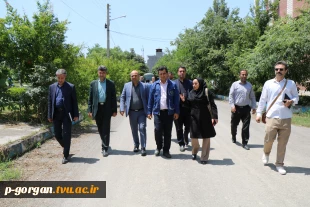بازدید مسئولین دانشگاه ملی مهارت کشور از پروژه های عمرانی در دست ساخت دانشگاه ملی مهارت واحد استانی گلستان 2