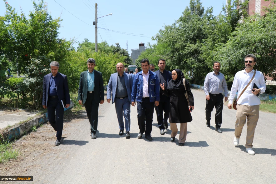 بازدید مسئولین دانشگاه ملی مهارت کشور از پروژه های عمرانی در دست ساخت دانشگاه ملی مهارت واحد استانی گلستان