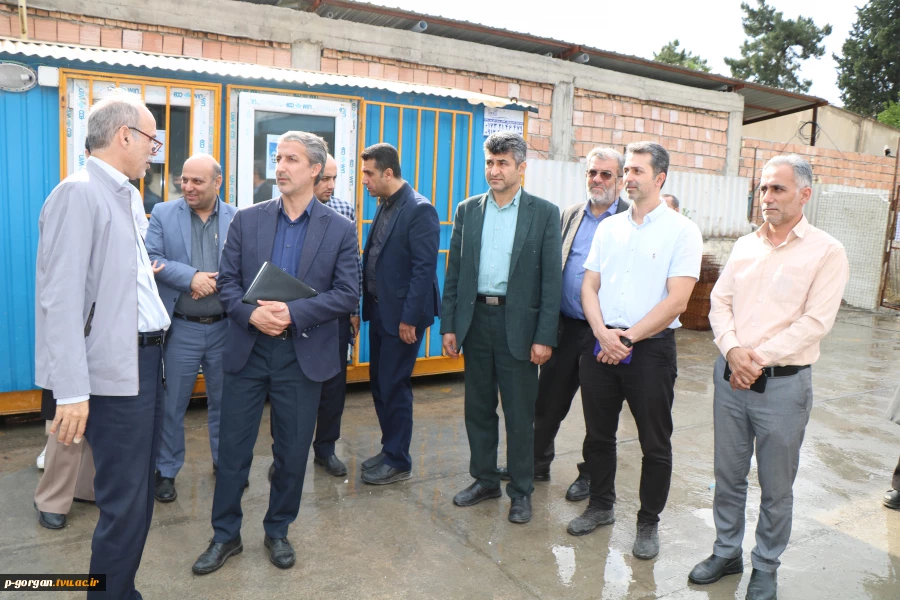بازدید مسئولین دانشگاه ملی مهارت کشور از پروژه های عمرانی در دست ساخت دانشگاه ملی مهارت واحد استانی گلستان 4