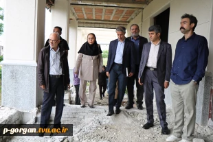 بازدید مسئولین دانشگاه ملی مهارت کشور از پروژه های عمرانی در دست ساخت دانشگاه ملی مهارت واحد استانی گلستان 11